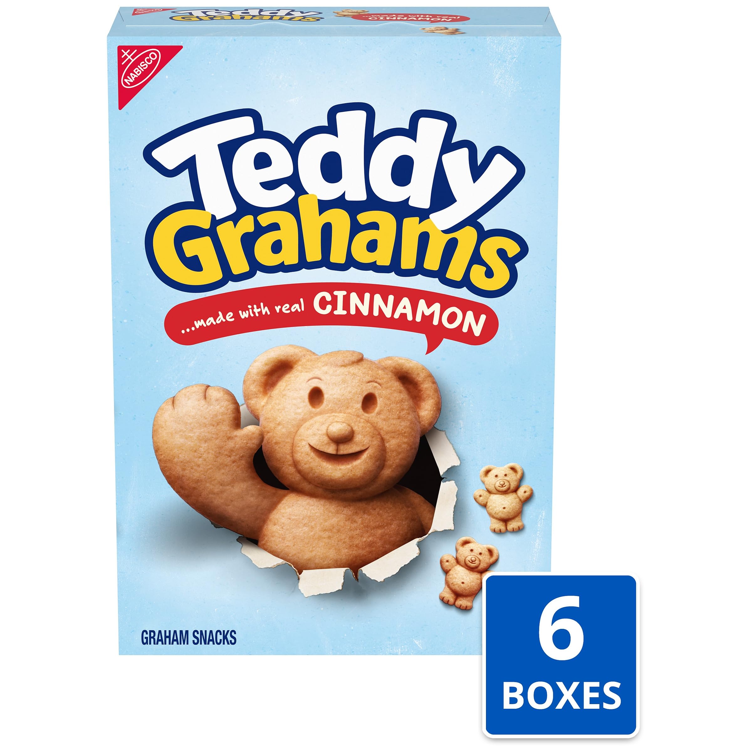 Teddy Grahams Cinnamon bear-shaped crackers for lunch boxes and dips.