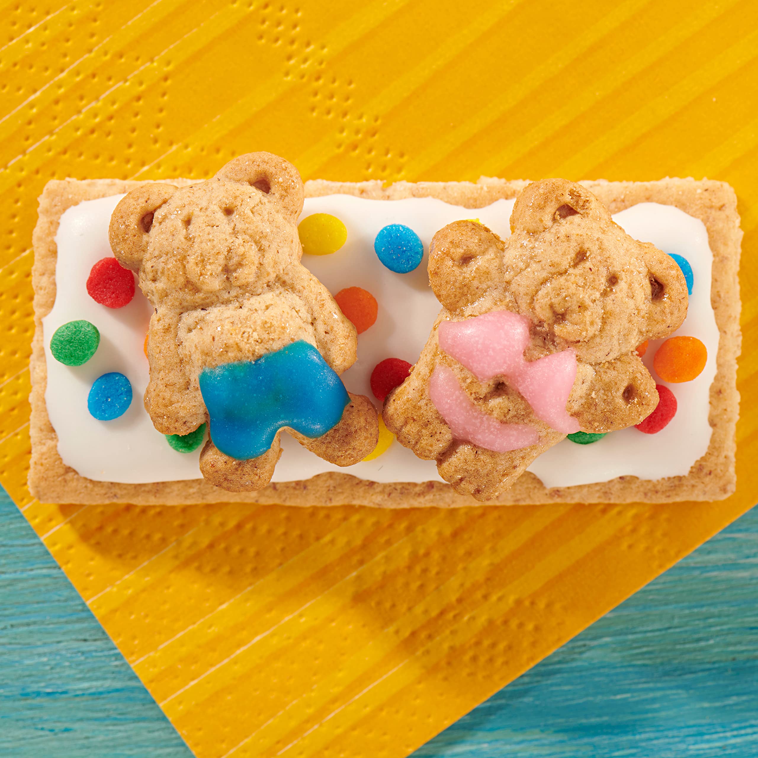Teddy Grahams Cinnamon breakfast or quick snack option for mornings.
