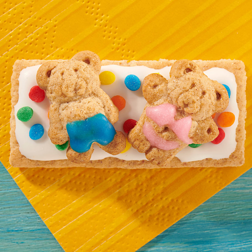 Teddy Grahams Cinnamon breakfast or quick snack option for mornings.