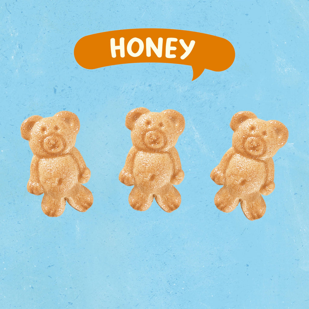 Bear-shaped crackers make lunch snacks more fun for kids.