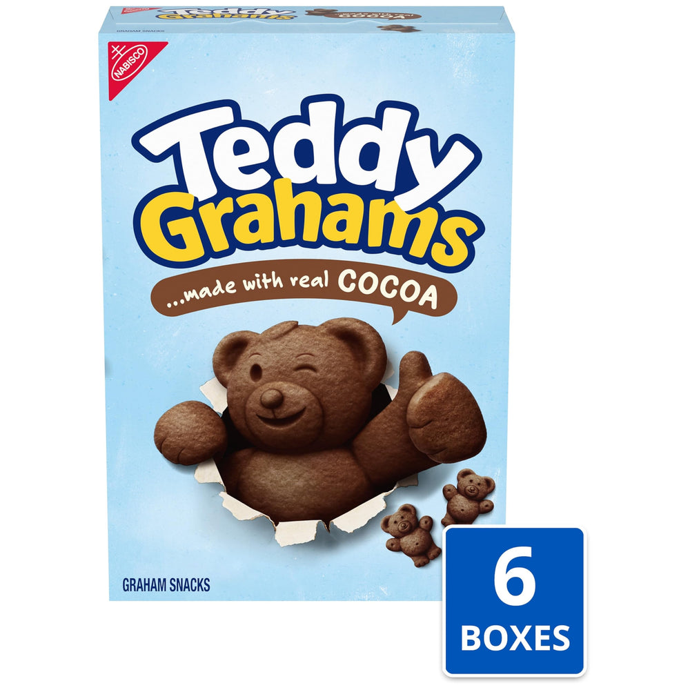 Teddy Grahams on-the-go snacks for easy, portable snacking.