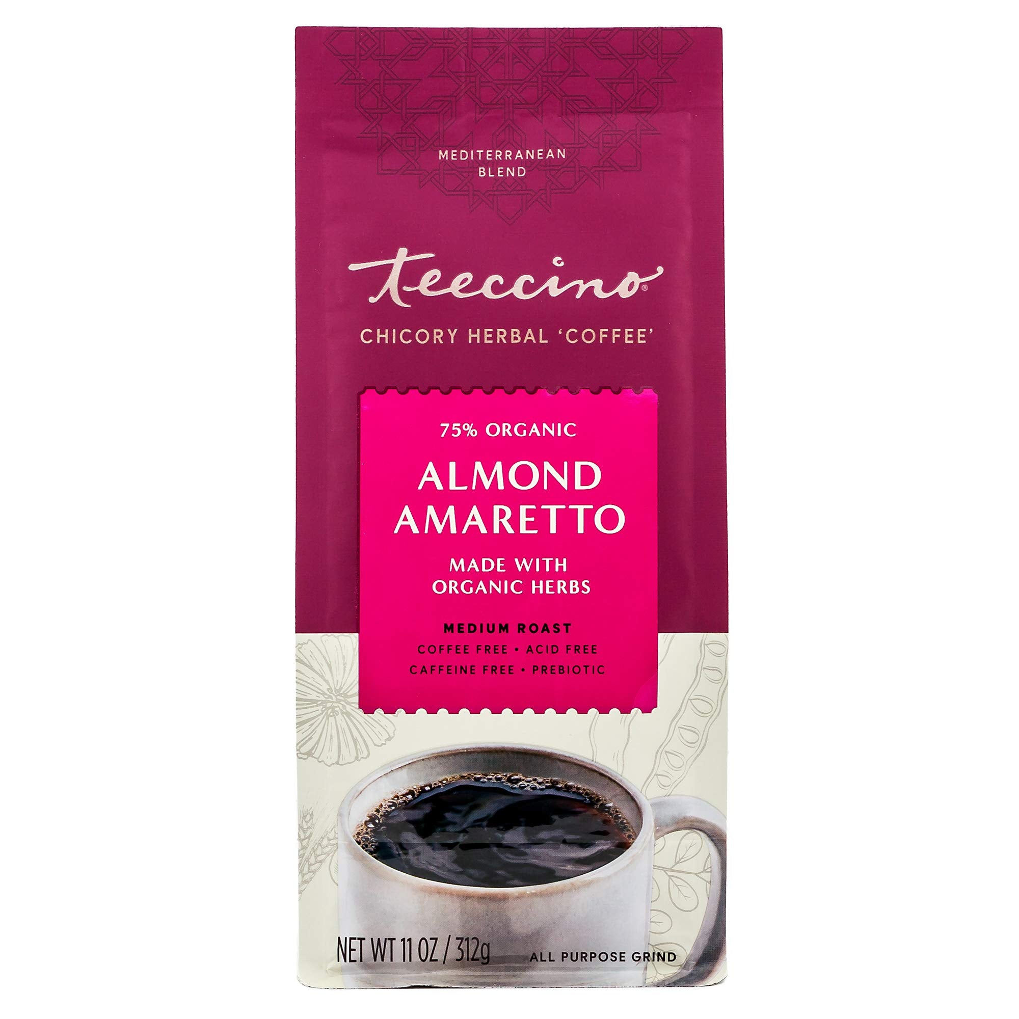 Teeccino caffeine-free energy without jitters or sleep disruption.