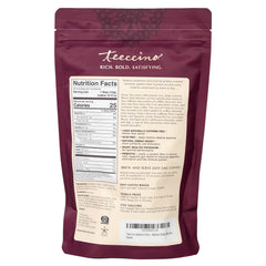 Teeccino Hazelnut Chicory latte with frothy milk and rich flavor.