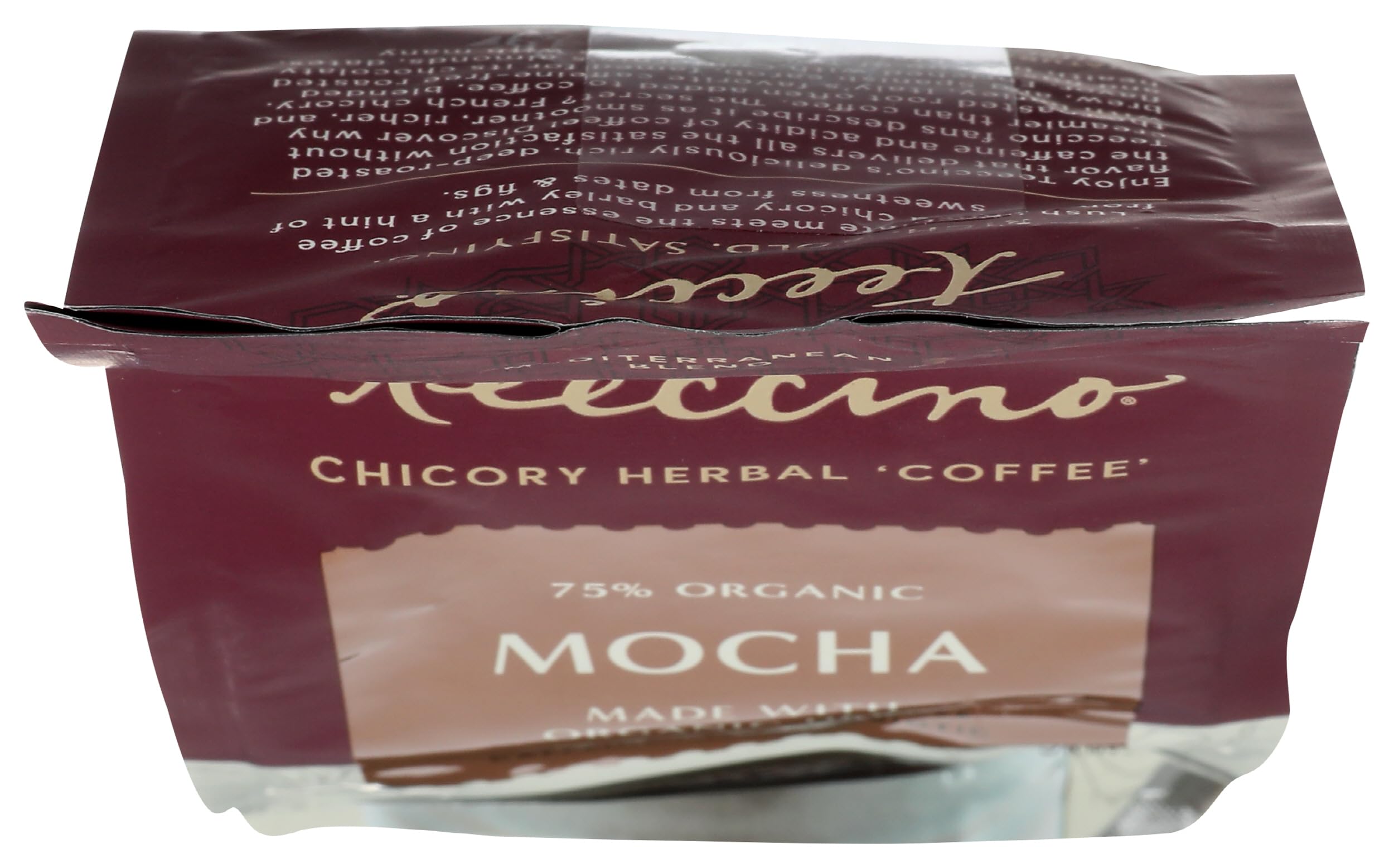 Teeccino chicory root blend highlighting natural prebiotic fiber