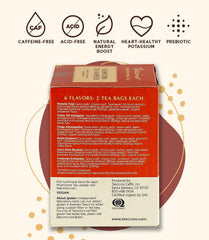 Teeccino mushroom tea cup steeping for caffeine-free energy any time.