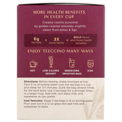 Teeccino Vanilla Nut creamy-latte with dairy-free milk option