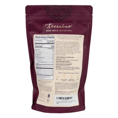 Close view of almonds dates and figs in Teeccino Hazelnut Roasted Herbal Tea