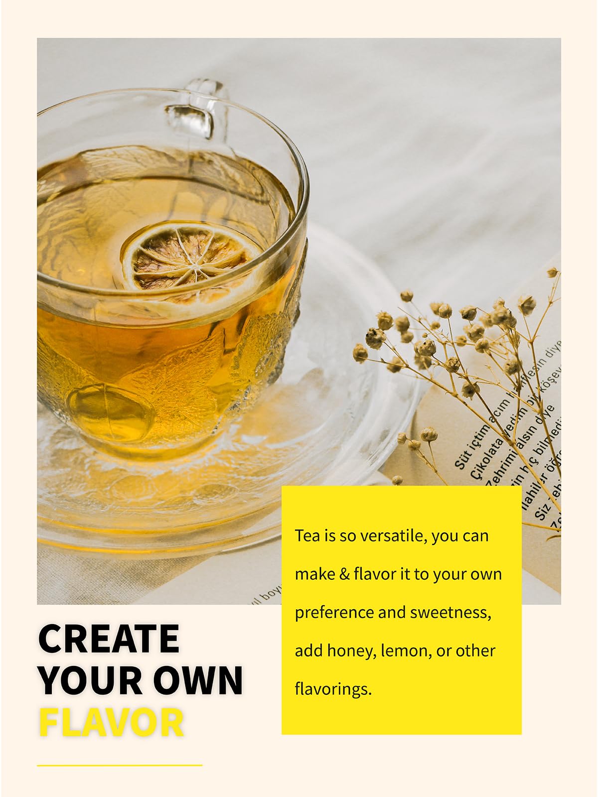 Eco-friendly corn fiber tea bags from TeeLux support compostability.