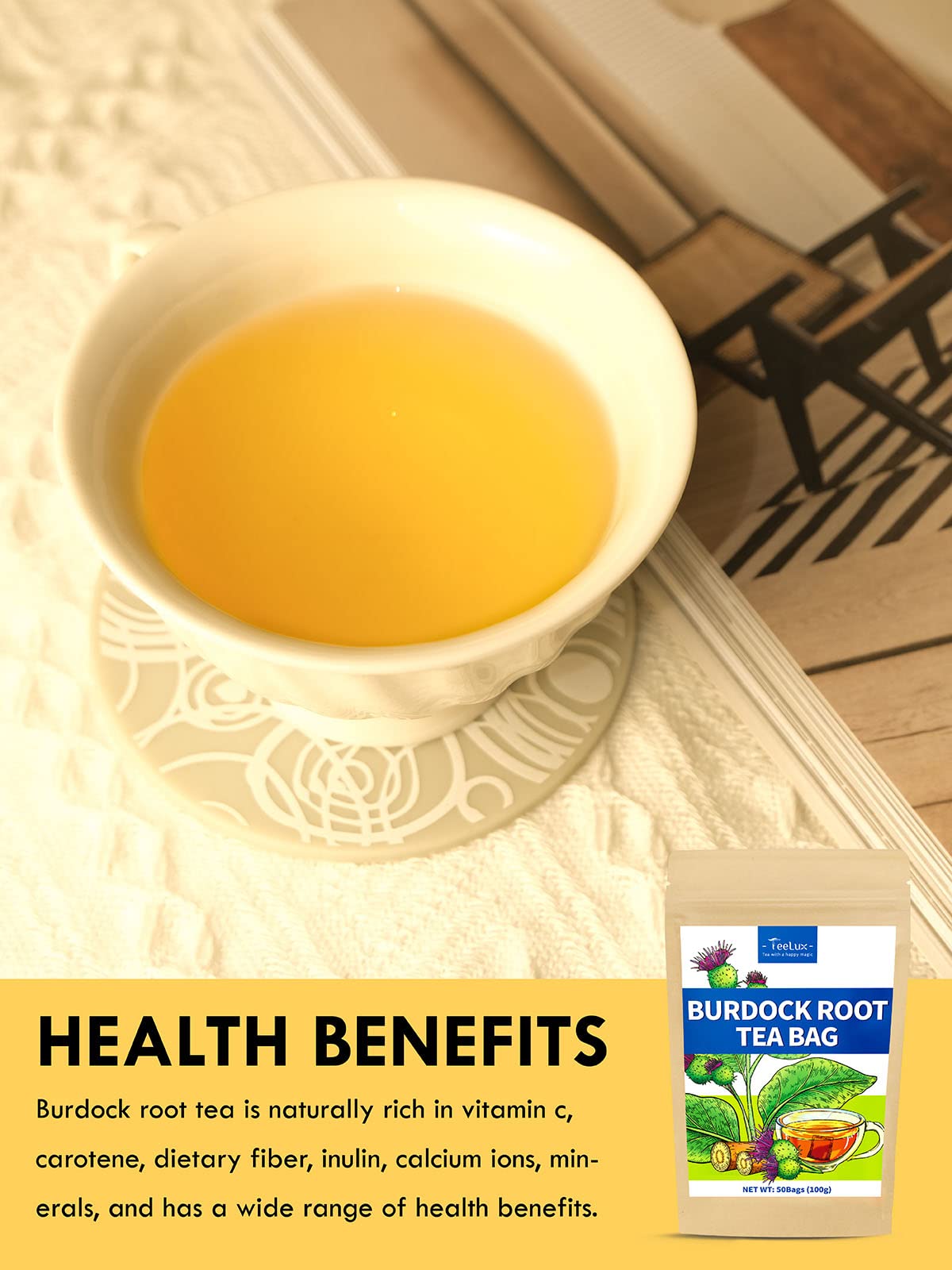 TeeLux eco-conscious tea bags support sustainable tea moments.