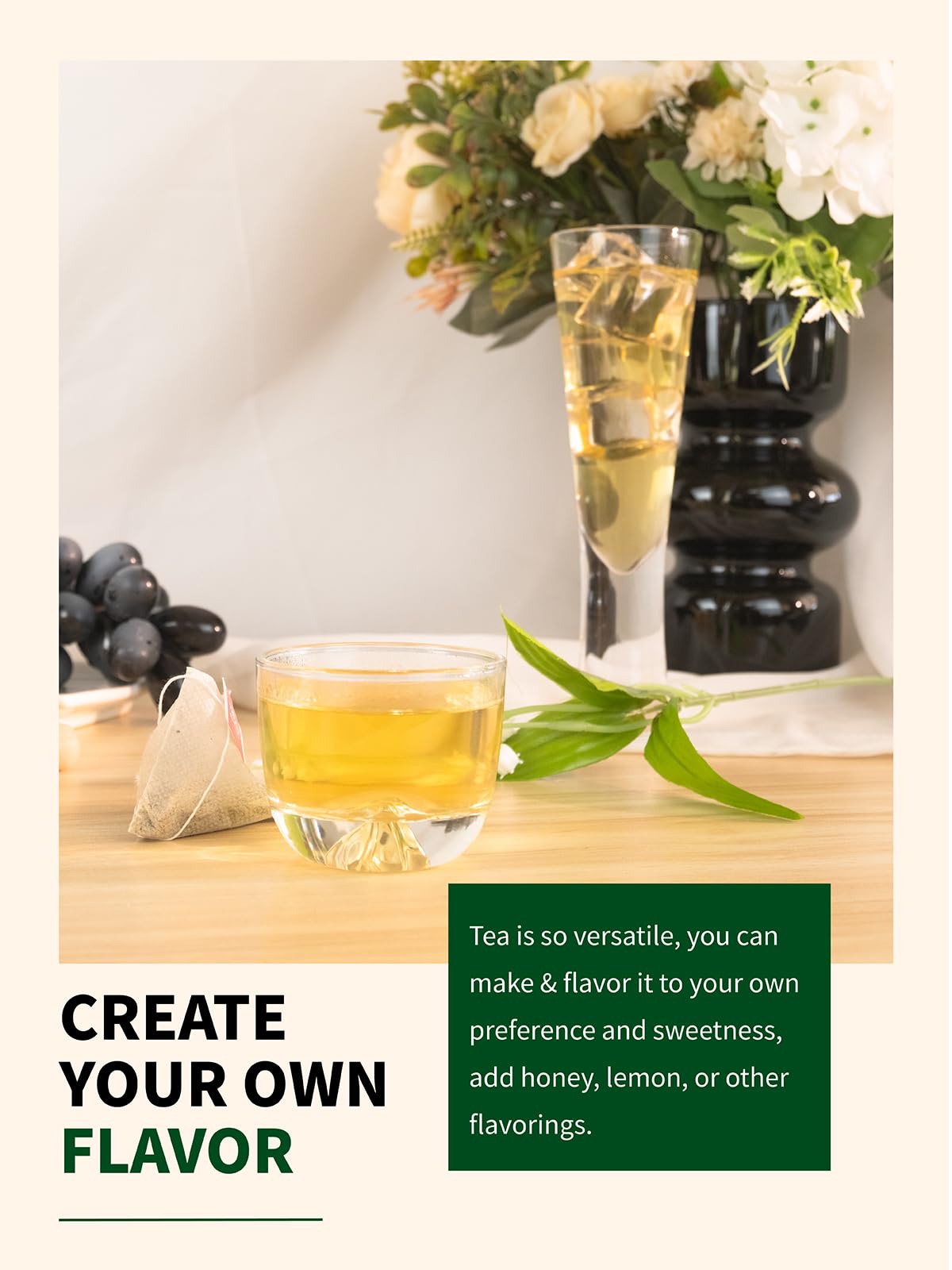 TeeLux eco-friendly corn fiber tea bags reduce waste while delivering rich taste