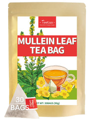 TeeLux Mullein Leaf Tea Bags packaging showing eco-friendly design