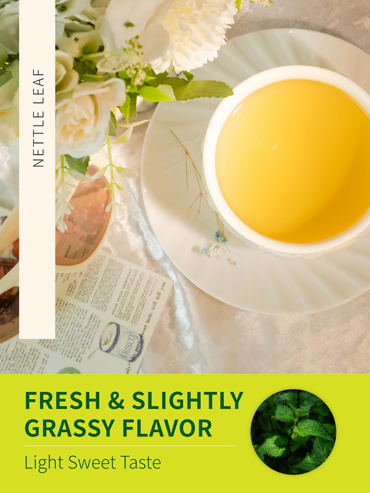 TeeLux nettle tea bags highlight mild, smooth flavor for daily enjoyment