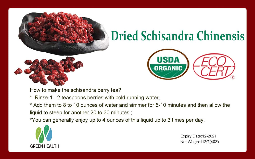 TEGHEE Schisandra berries can enhance herbal tea blends.