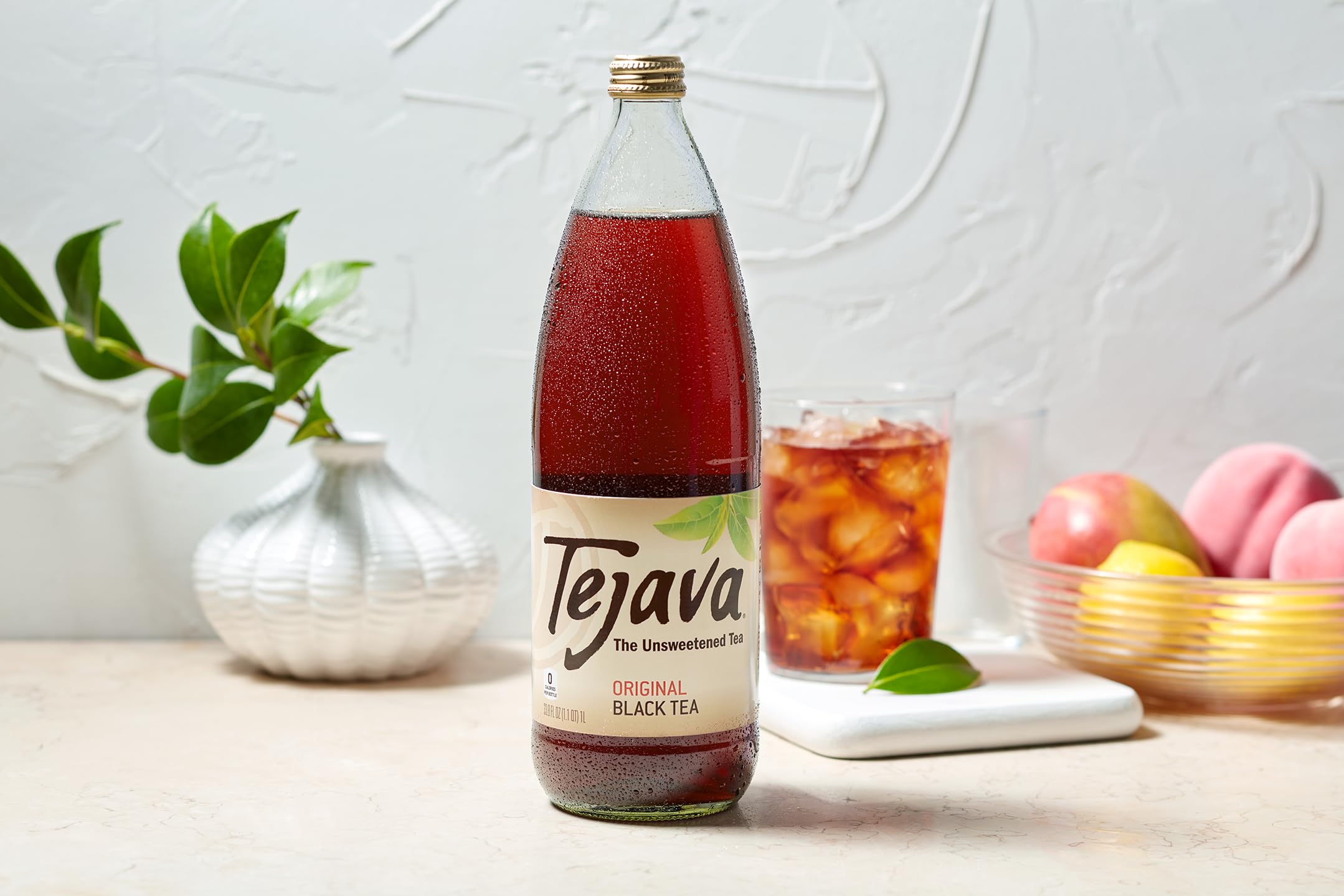 Tejava glass served chilled, ideal with meals and snacks.