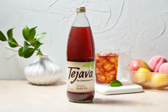 Tejava glass served chilled, ideal with meals and snacks.