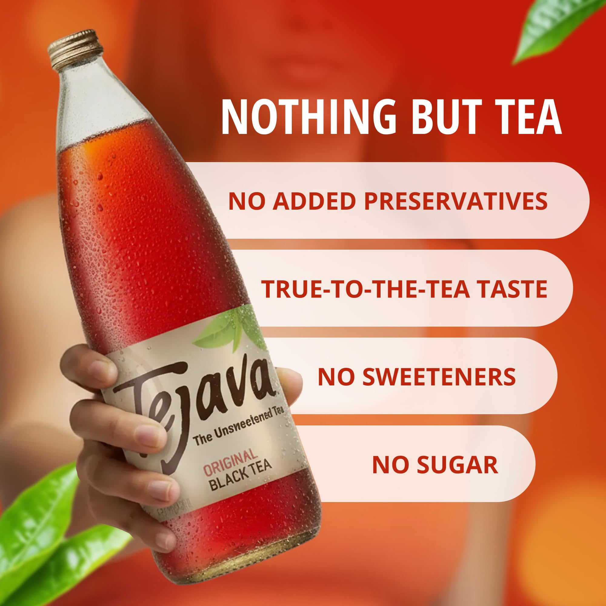 Tejava Non-GMO and Rainforest Alliance certified label boosts sustainability trust.