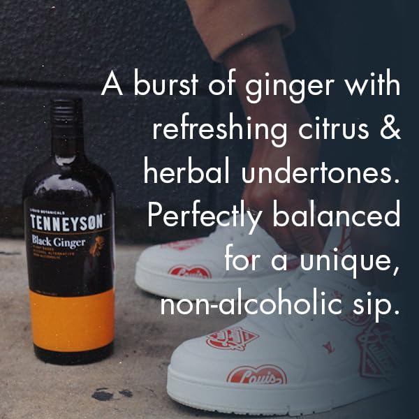 Tenneyson Black Ginger cocktail glass ready to elevate mocktails with spicy complexity.