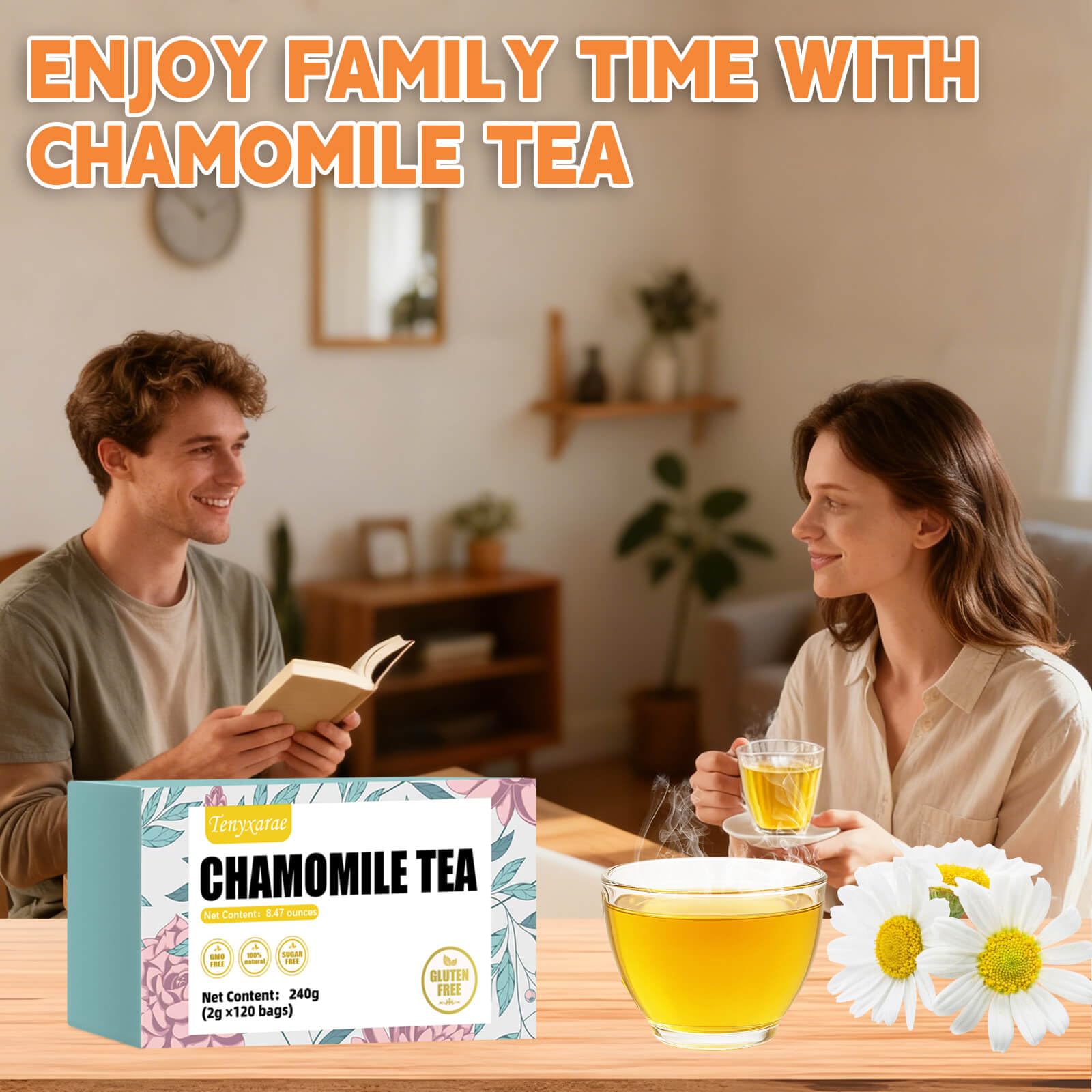 Tenyxarae Chamomile Tea Bags eco-friendly packaging supports sustainability