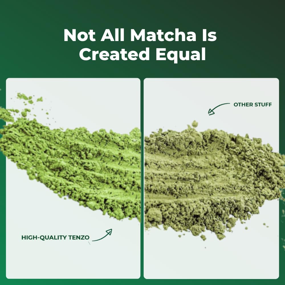 Tenzo Matcha origin from Japan's Uji farms showcased.