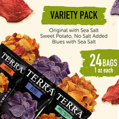 Terra Sweet Potato bag features batata blend for vibrant snacking