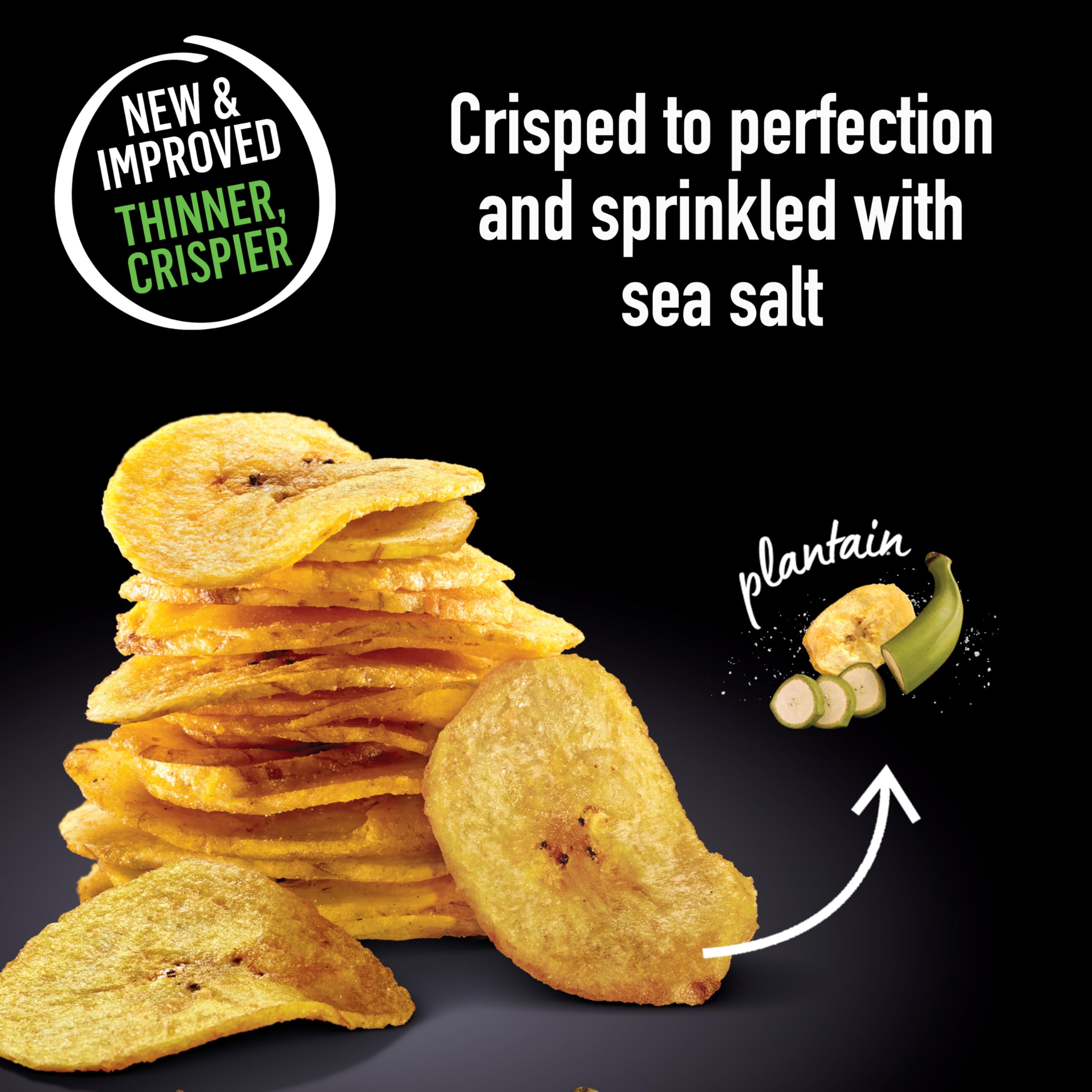 Terra Plantains chips sea salt serving idea for dips and sharing