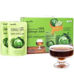 Terrapick Korean cabbage extract pouch pouring 90ml for daily gut support