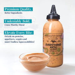 Terrapin Ridge Everything Aioli fries dip adds bold creamy flavor.
