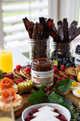Terrapin Ridge Apple Maple Bacon Jam glaze over ham slices for savory glow.