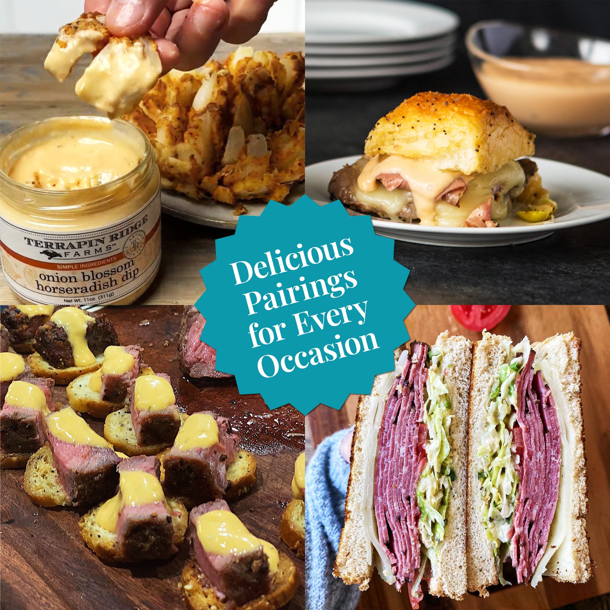 Terrapin Ridge Dip elevates sandwiches with creamy, spicy spread.
