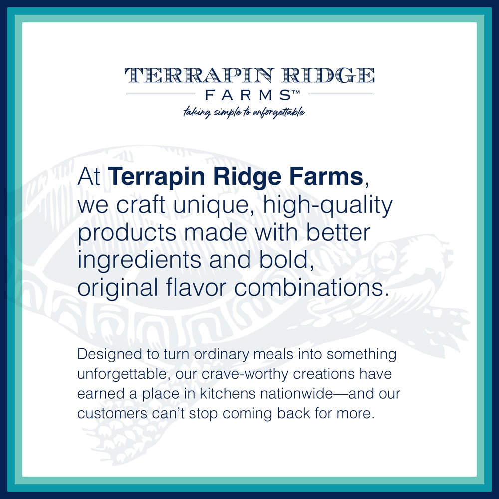 Terrapin Ridge serving plate scene enhances party dips.