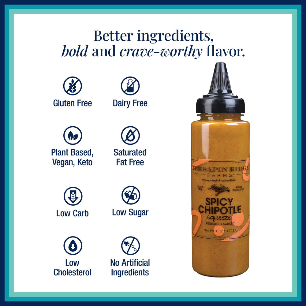 Terrapin Ridge sauce on a grilled burger for a flavorful punch