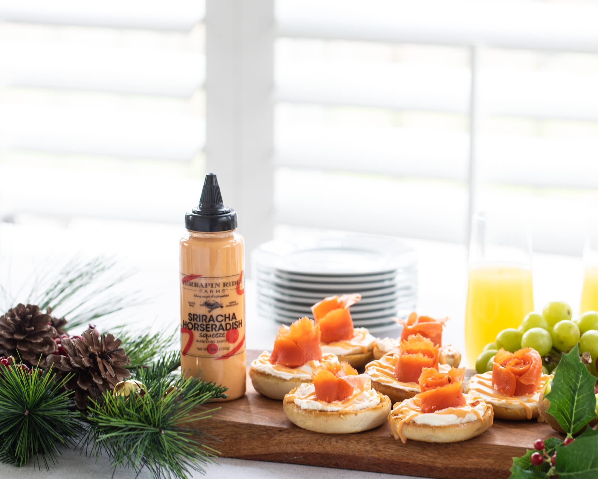 Terrapin Ridge Sriracha Horseradish Garnishing Sauce appetizers bite savory heat