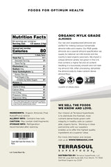 Terrasoul organic almonds from Europe for clean flavor in baking and snacks
