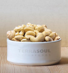 Terrasoul cashews used to make dairy-free milk and creamy sauces.