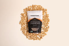 Terrasoul cashews delivering nutty crunch ideal as a snack.