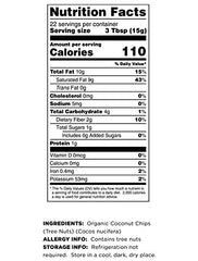 Terrasoul coconut chips in a bowl show texture for smoothies, oats, or trail mix.