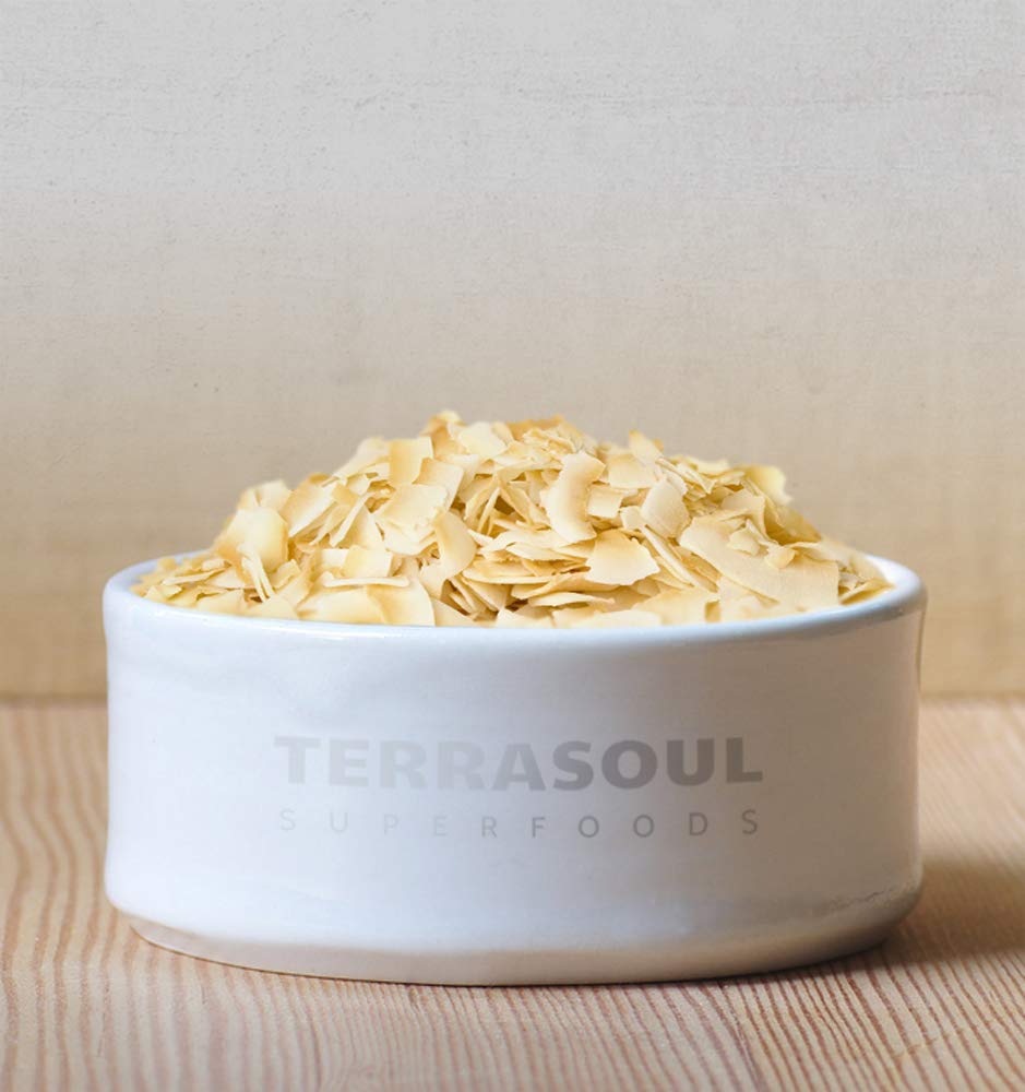 Terrasoul Coconut Chips serving bowl, great atop yogurt or salads.