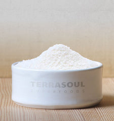 Terrasoul coconut flakes in a bowl ready for breakfast or dessert