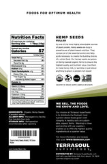 Terrasoul hemp seeds on smoothie bowl topping adding crunch and healthy fats.