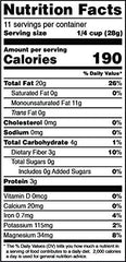 Terrasoul organic USA-grown label on pecans highlighting quality and sourcing