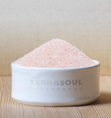 Terrasoul Himalayan salt packaging keeps 2.5 lb supply fresh