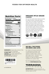 Terrasoul Superfoods raw cashews halves close-up for creamy, dairy-free cheese potential