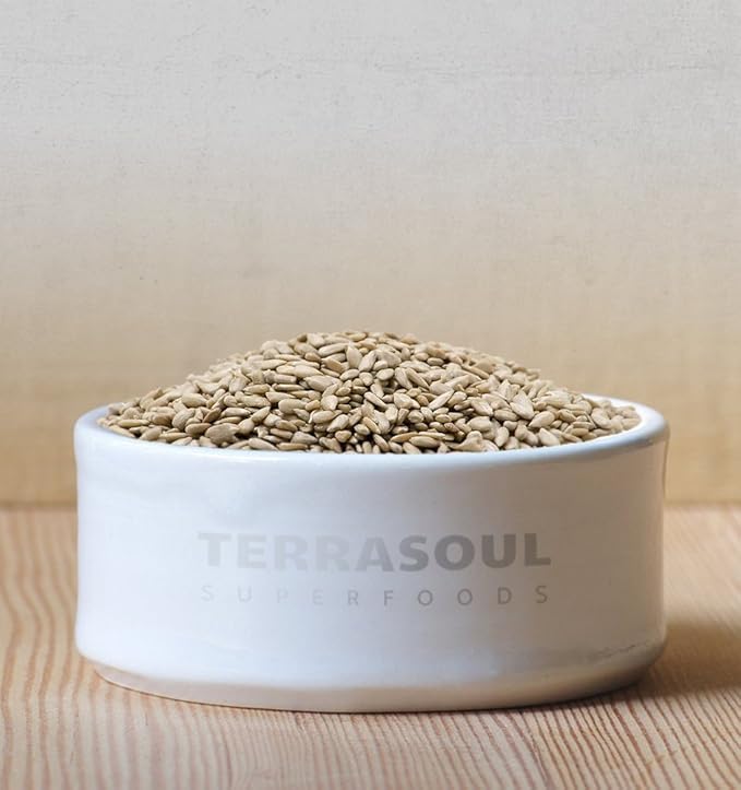 Toasted Terrasoul sunflower seeds add texture to yogurt bowls