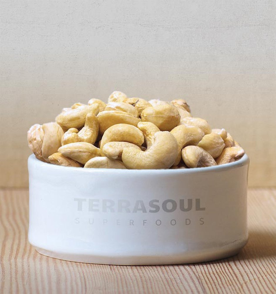 Terrasoul cashews baking ingredient adds rich flavor to desserts and sauces.