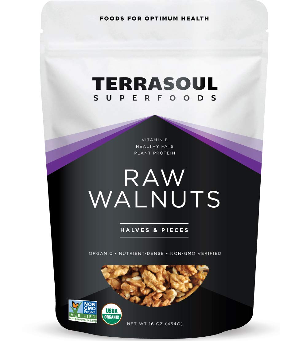 Terrasoul Walnuts Chandler light halves, premium flavor for snacking