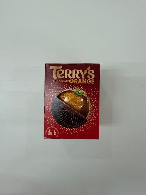 Terry's Chocolate Orange Dark Ball 145g snack plate ideal for sharing during tea