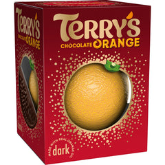 Terry's Chocolate Orange Dark Ball 145g wrapped, perfect for gifting and sharing