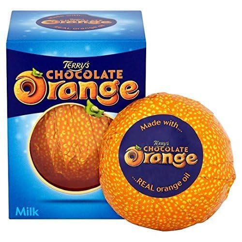 Terry's Chocolate Orange segments inside close-up—enjoyable citrus aroma and easy portioning.