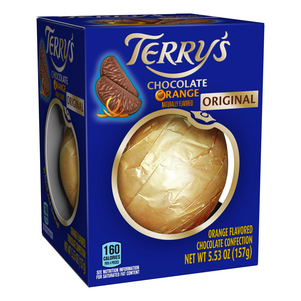 Terry's Milk Chocolate Orange break apart ball ready for sharing at gatherings