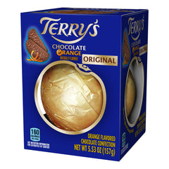 Terry's Milk Chocolate Orange oval ball playful shape for gifts and celebrations